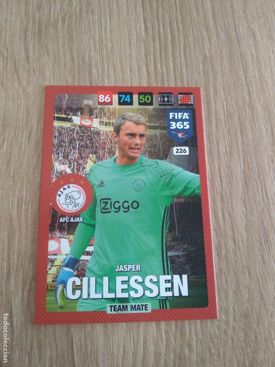 Cromos de F&uacute;tbol: 226 CILLESSEN AJAX CROMO FUTBOL PANINI ADRENALYN 16-17 FIFA 365 2016-2017
