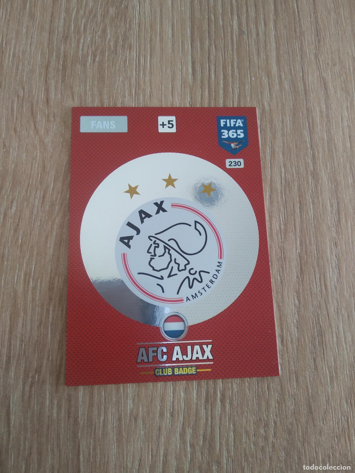 Cromos de F&uacute;tbol: 230 ESCUDO AJAX CROMO FUTBOL PANINI ADRENALYN 16-17 FIFA 365 2016-2017