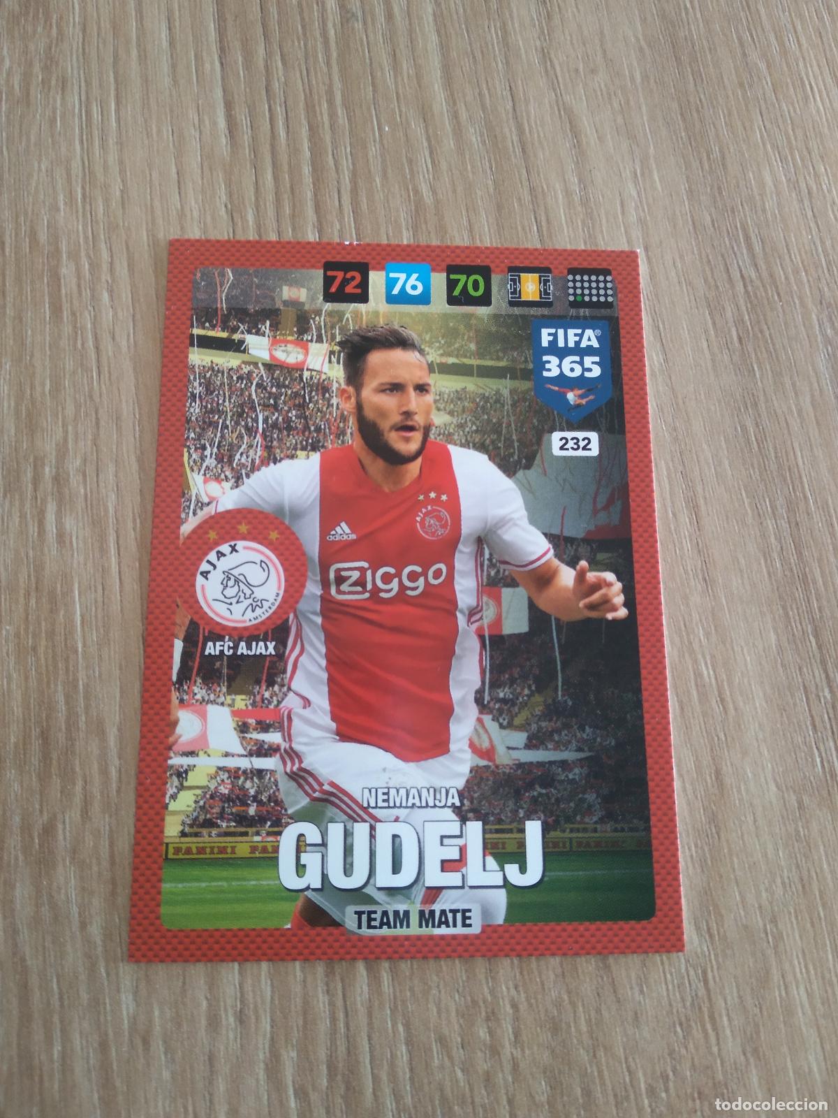 Cromos de F&uacute;tbol: 232 GUDELJ AJAX CROMO FUTBOL PANINI ADRENALYN 16-17 FIFA 365 2016-2017