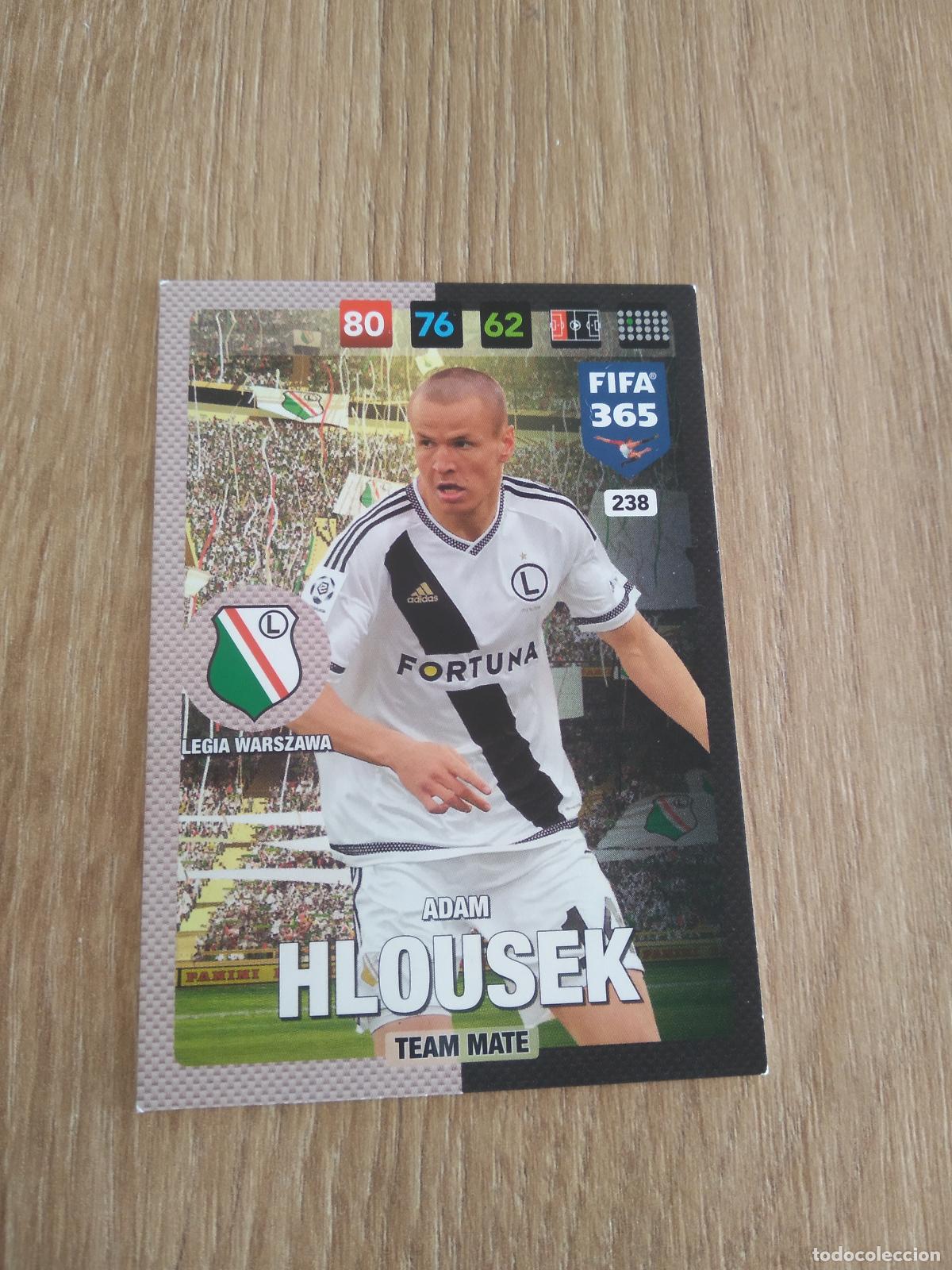 Cromos de F&uacute;tbol: 238 ADAM HLOUSEK LEGIA WARSZAWA CROMO FUTBOL PANINI ADRENALYN 16-17 FIFA 365 2016-2017