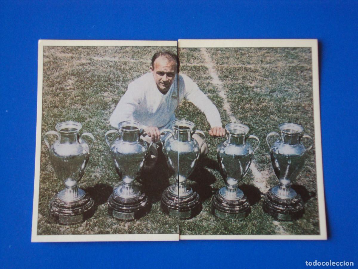 Cromos de F&uacute;tbol: CROMOS N&ordm; 128 129 DI STEFANO &Aacute;LBUM COLECCI&Oacute;N REAL MADRID 95 96 1995 1996 PANINI NUNCA PEGADO