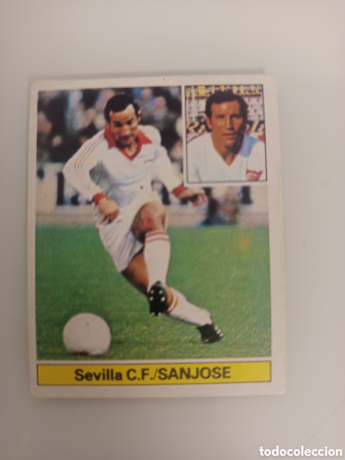Cromos de F&uacute;tbol: ❇️ CROMO ⚽ SANJOS&Eacute; SEVILLA 81 82 1981 1982 EDICIONES ESTE DESPEGADO DE &Aacute;LBUM ❇️