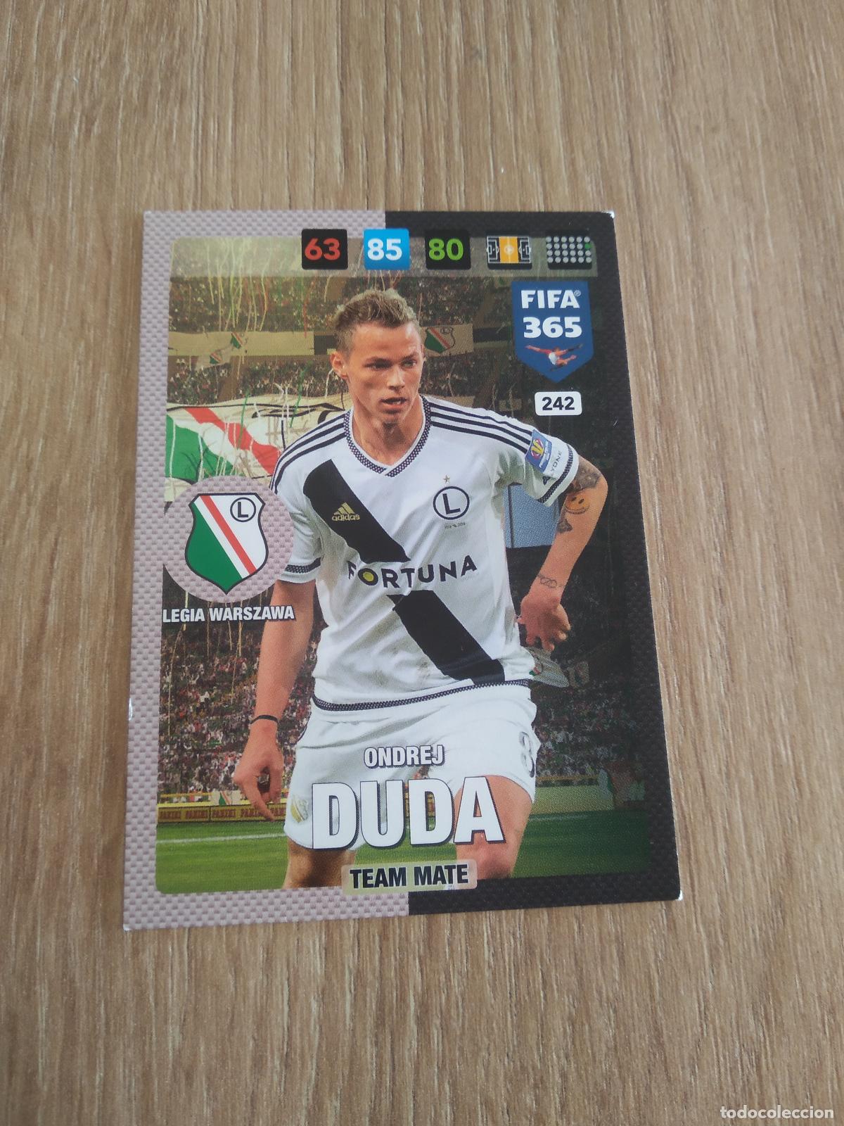 Cartes &agrave; collectionner de Football: 242 ONDREJ DUDA LEGIA WARSZAWA CROMO FUTBOL PANINI ADRENALYN 16-17 FIFA 365 2016-2017