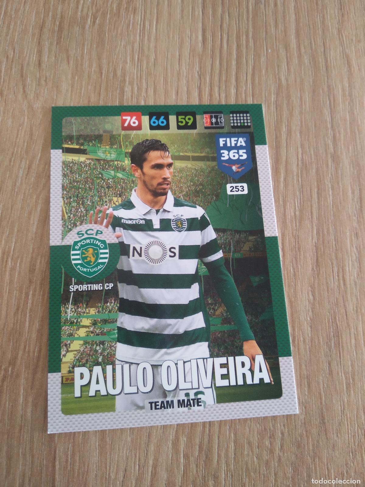 Cromos de Futebol: 253 PAULO OLIVEIRA SPORTING PORTUGAL CROMO FUTBOL PANINI ADRENALYN 16-17 FIFA 365 2016-2017