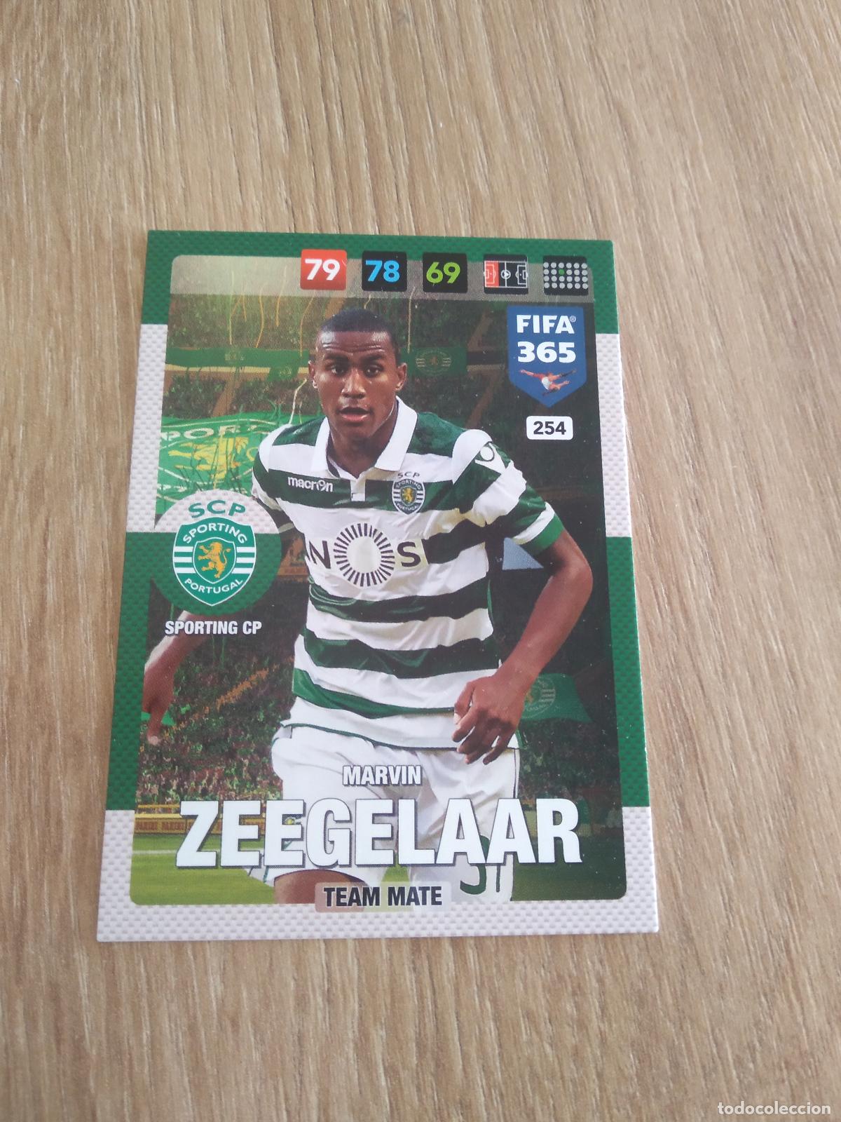 Cromos de Futebol: 254 ZEEGELAAR SPORTING PORTUGAL CROMO FUTBOL PANINI ADRENALYN 16-17 FIFA 365 2016-2017