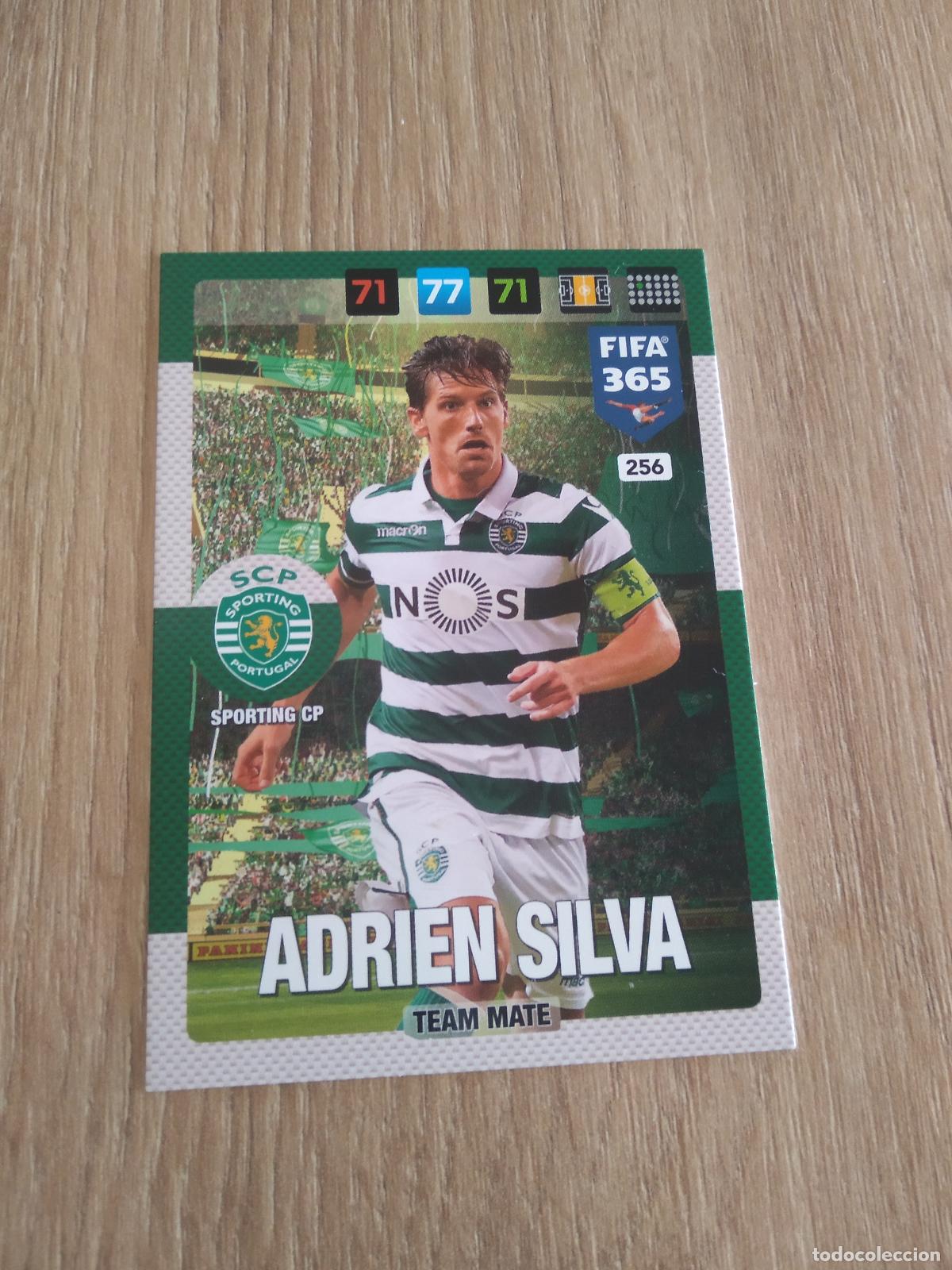 Cromos de Futebol: 256 ADRIEN SILVA SPORTING PORTUGAL CROMO FUTBOL PANINI ADRENALYN 16-17 FIFA 365 2016-2017