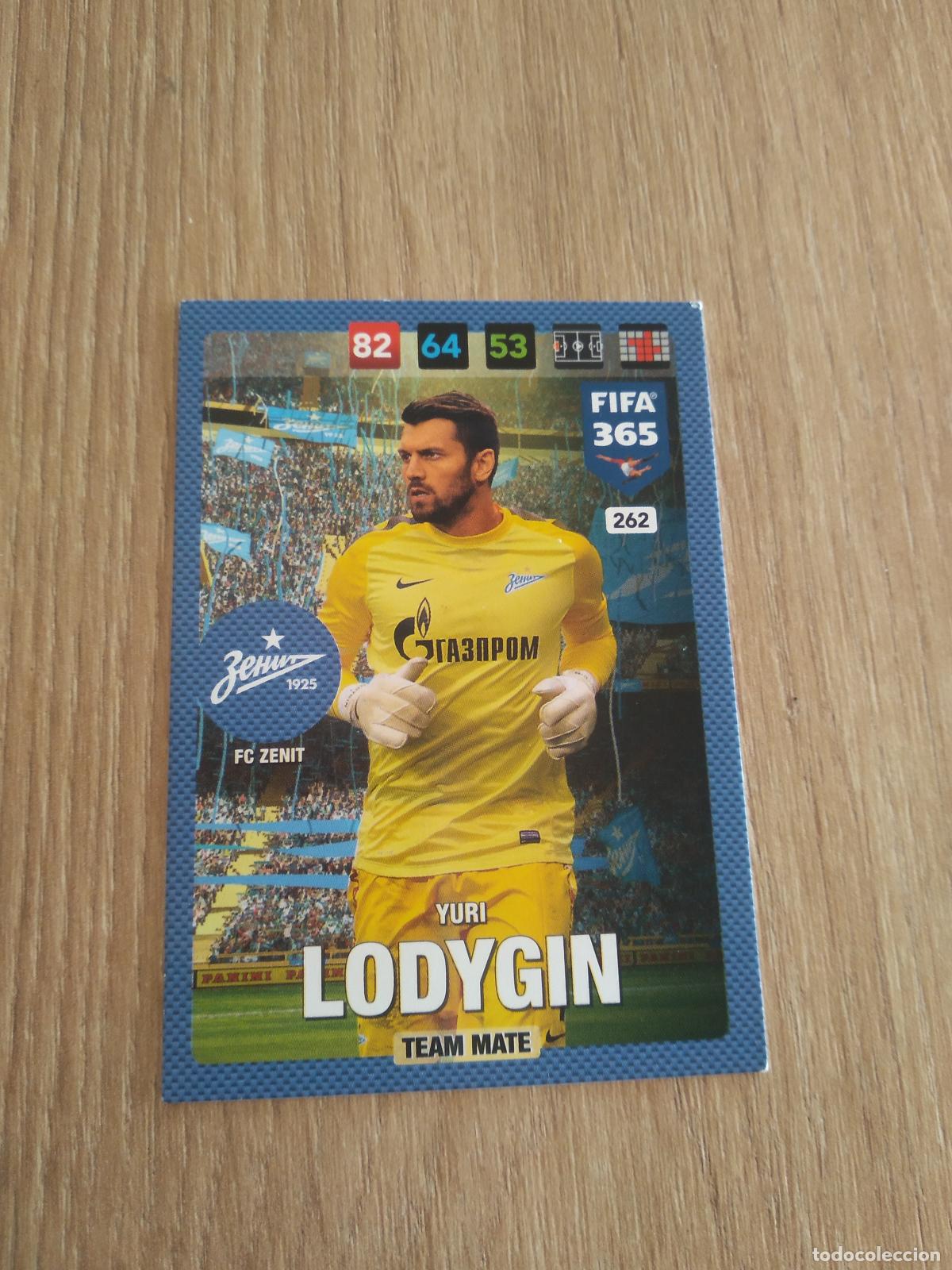 Football Stickers: 262 YURI LODYGIN ZENIT CROMO FUTBOL PANINI ADRENALYN 16-17 FIFA 365 2016-2017