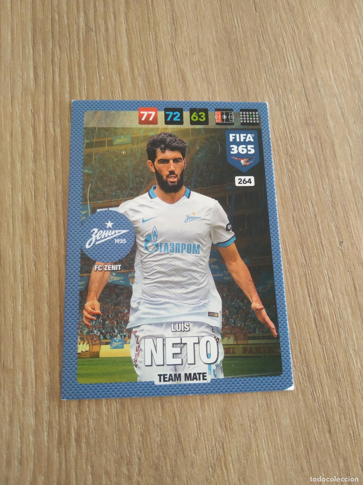 Football Stickers: 264 LUIS NETO ZENIT CROMO FUTBOL PANINI ADRENALYN 16-17 FIFA 365 2016-2017