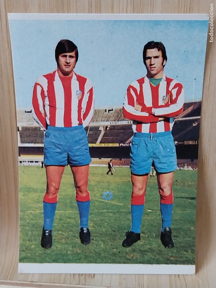 Fu&szlig;ball-Sticker: BERMEJO - BENEGAS AT MADRID RUIROMER A&Ntilde;O 1975 75 76 CROMO 15 ***- SIN PEGAR NUNCA ROMERO