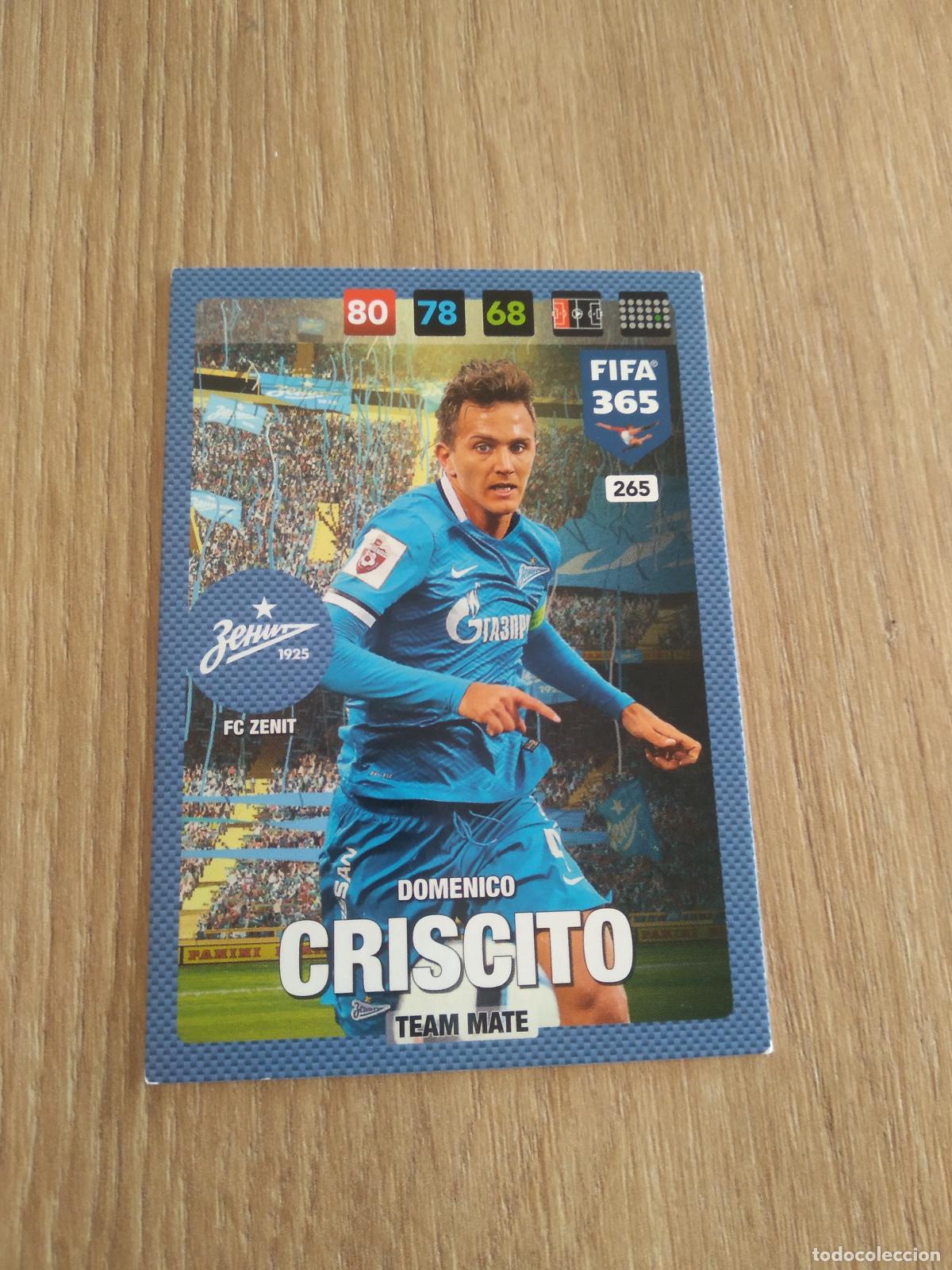 Football Stickers: 265 DOMENICO CRISCITO ZENIT CROMO FUTBOL PANINI ADRENALYN 16-17 FIFA 365 2016-2017