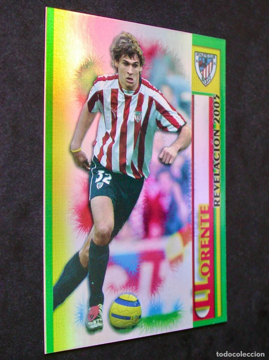Fu&szlig;ball-Sticker: 242 LLORENTE BRILLO LISO ATHLETIC / FICHAS DE LA LIGA 2005 2006 05 06 / MUNDICROMO