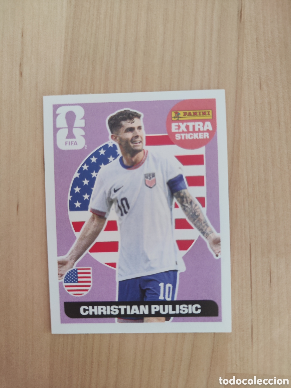 Football Stickers: Panini mundial 2026 sin pegar USA Pulisic