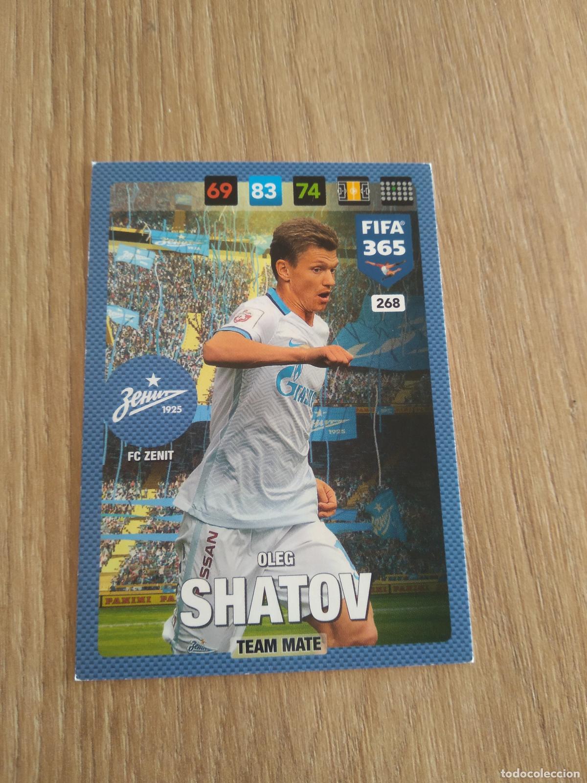 Cromos de F&uacute;tbol: 268 OLEG SHATOV ZENIT CROMO FUTBOL PANINI ADRENALYN 16-17 FIFA 365 2016-2017