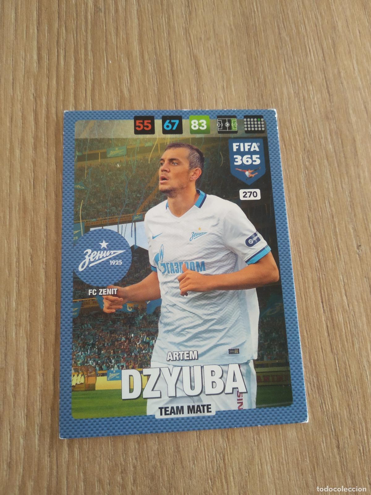 Cromos de F&uacute;tbol: 270 ARTEM DZYUBA ZENIT CROMO FUTBOL PANINI ADRENALYN 16-17 FIFA 365 2016-2017
