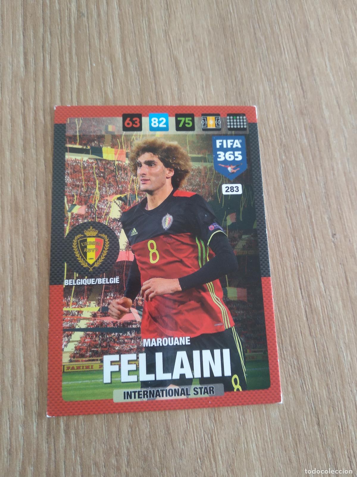 Cromos de F&uacute;tbol: 283 FELLAINI BELGICA CROMO FUTBOL PANINI ADRENALYN 16-17 FIFA 365 2016-2017