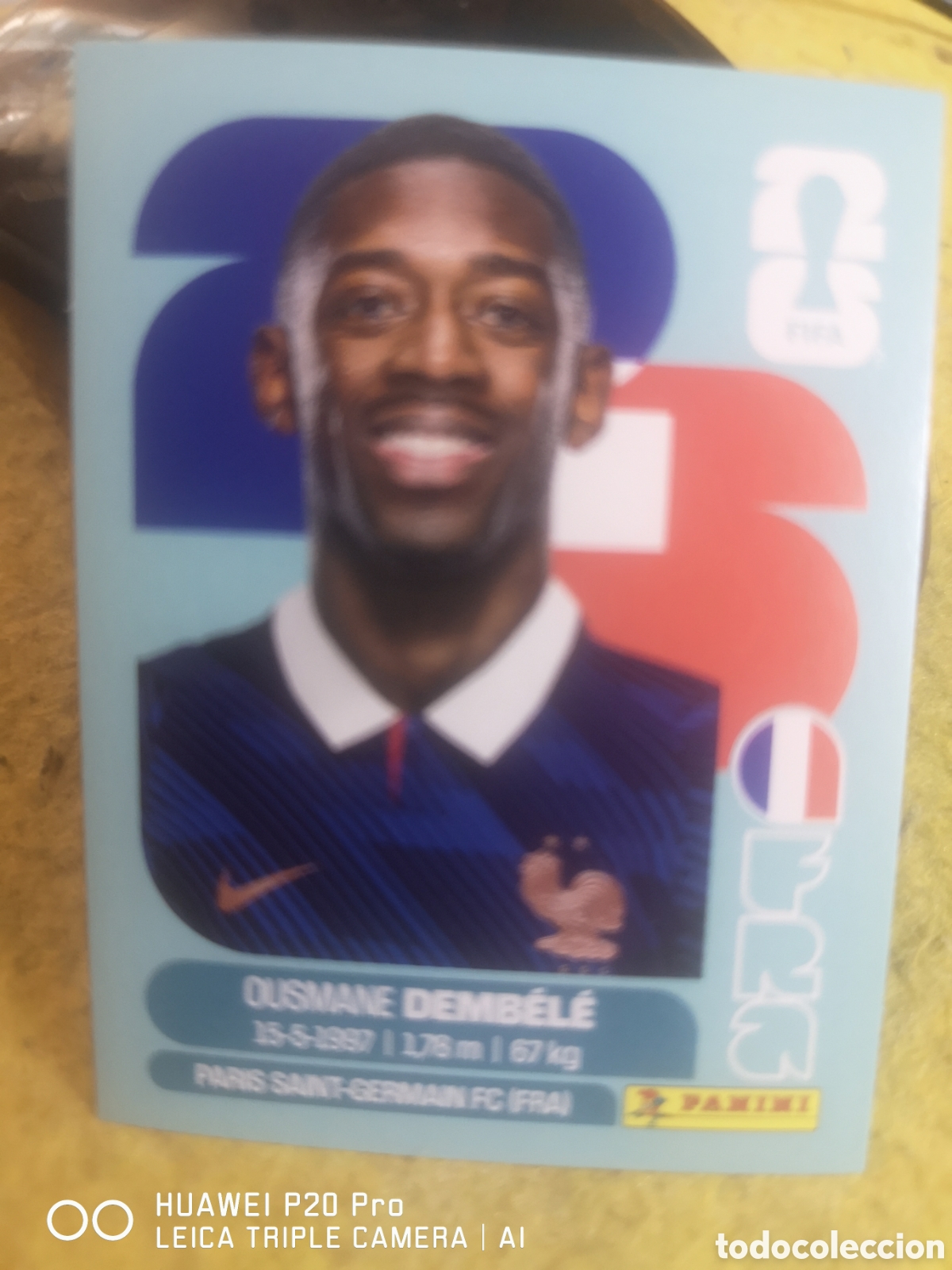 Cromos de F&uacute;tbol: FIFA WORLD CUP MUNDIAL 2026 OUSMANE DEMBELE - FRA 15