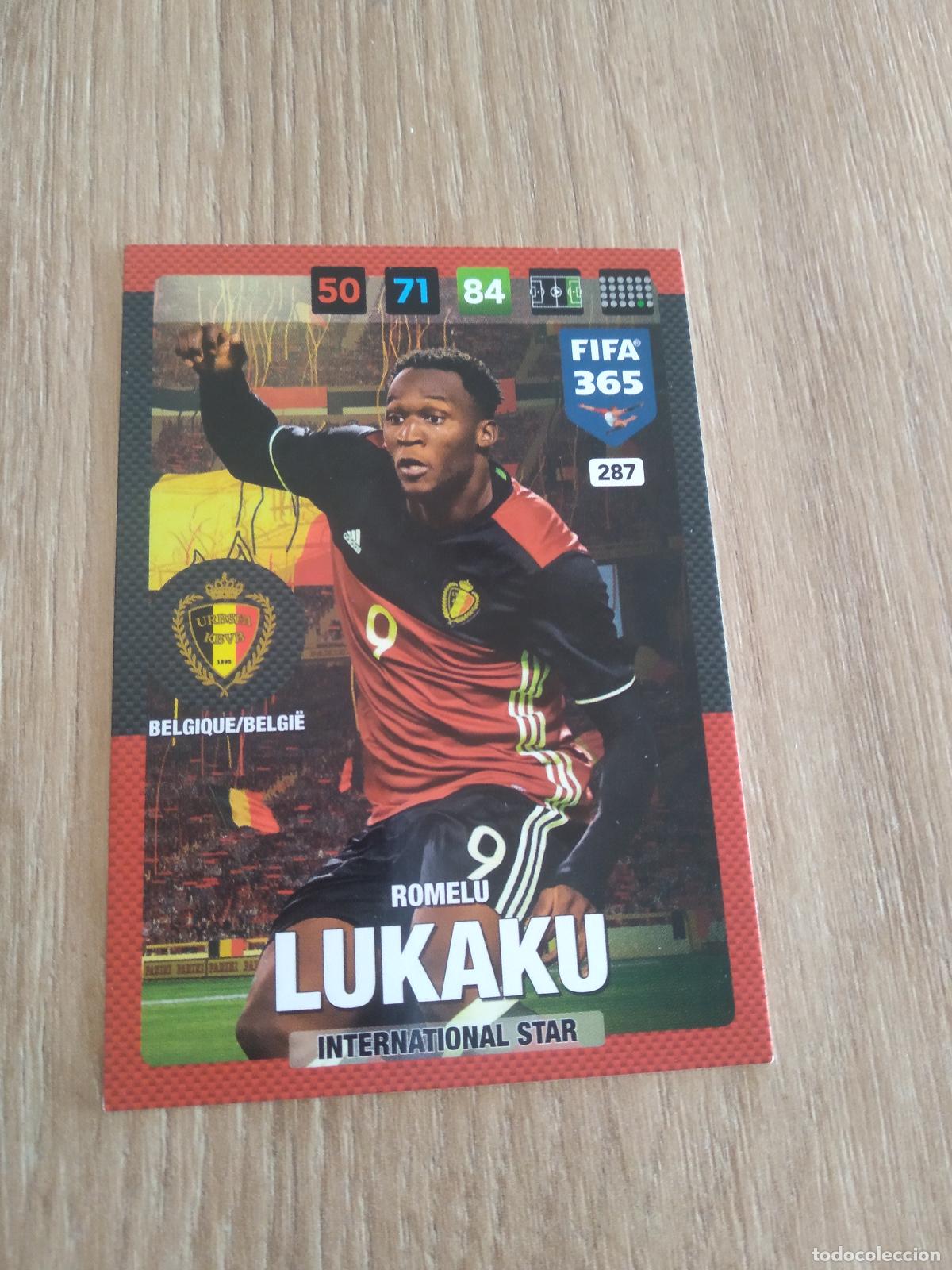 Cromos de F&uacute;tbol: 287 lukaku BELGICA CROMO FUTBOL PANINI ADRENALYN 16-17 FIFA 365 2016-2017