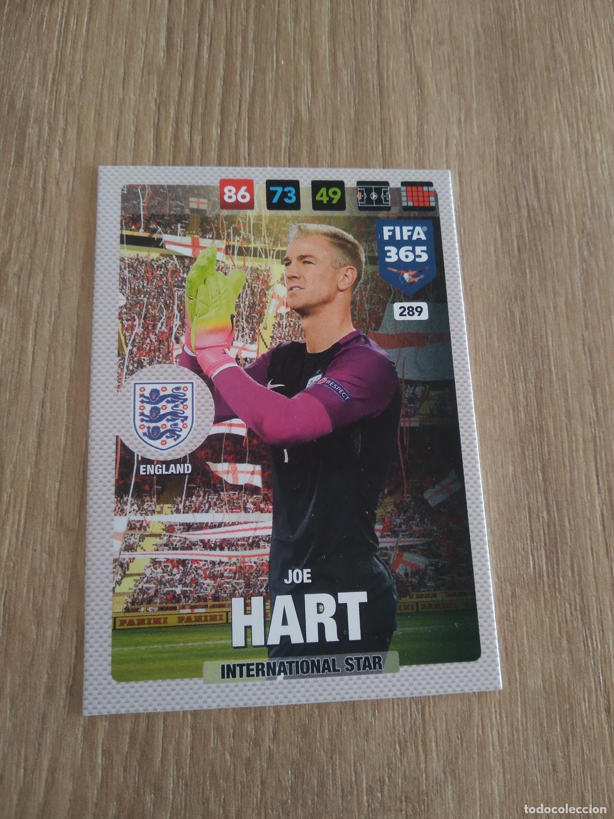 Cromos de F&uacute;tbol: 289 JOE HART INGLATERRA CROMO FUTBOL PANINI ADRENALYN 16-17 FIFA 365 2016-2017