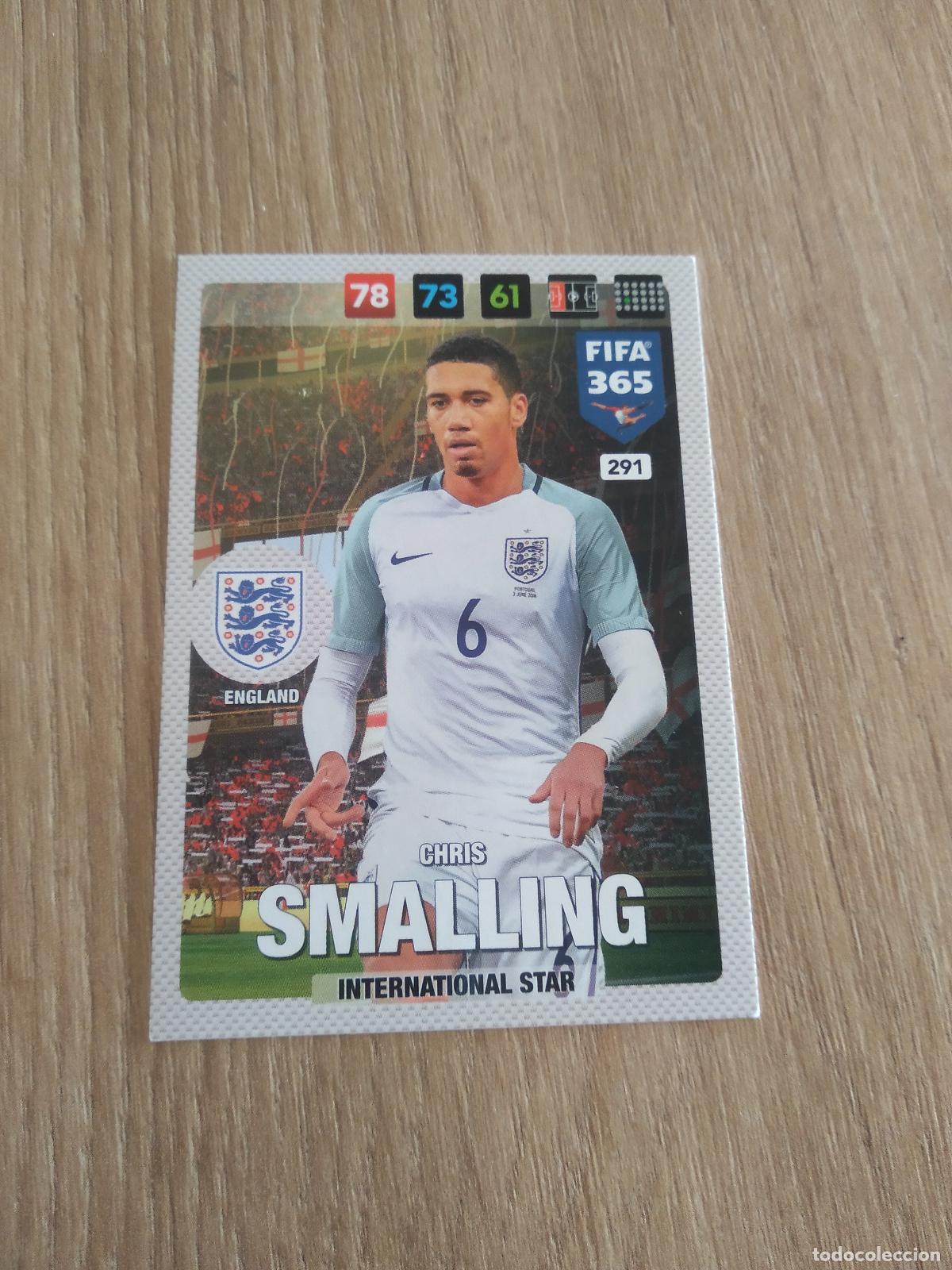 Cromos de F&uacute;tbol: 291 SMALLING INGLATERRA CROMO FUTBOL PANINI ADRENALYN 16-17 FIFA 365 2016-2017