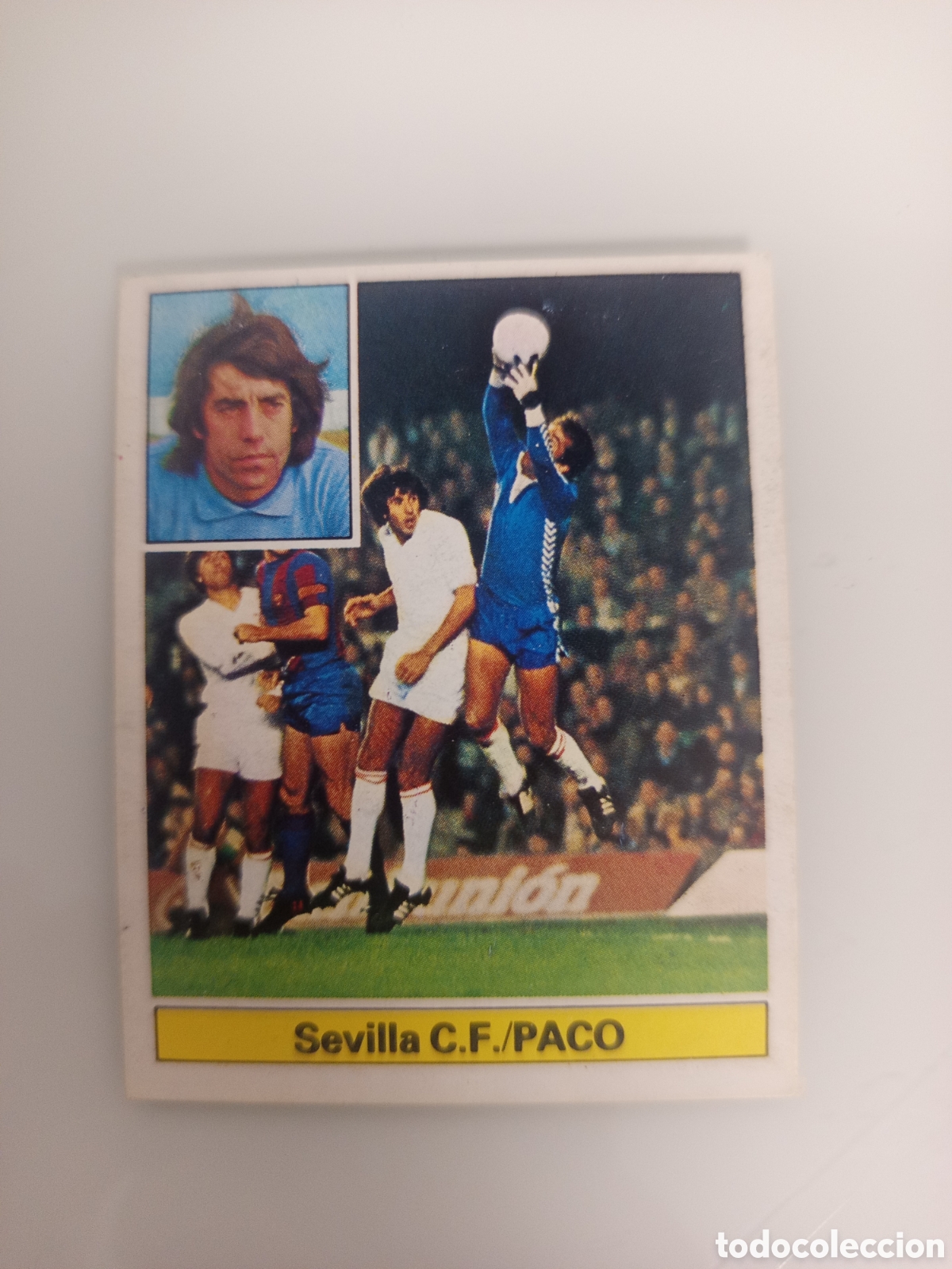 Cromos de F&uacute;tbol: ❇️ CROMO ⚽ PACO SEVILLA 81 82 1981 1982 EDICIONES ESTE DESPEGADO DE &Aacute;LBUM ❇️