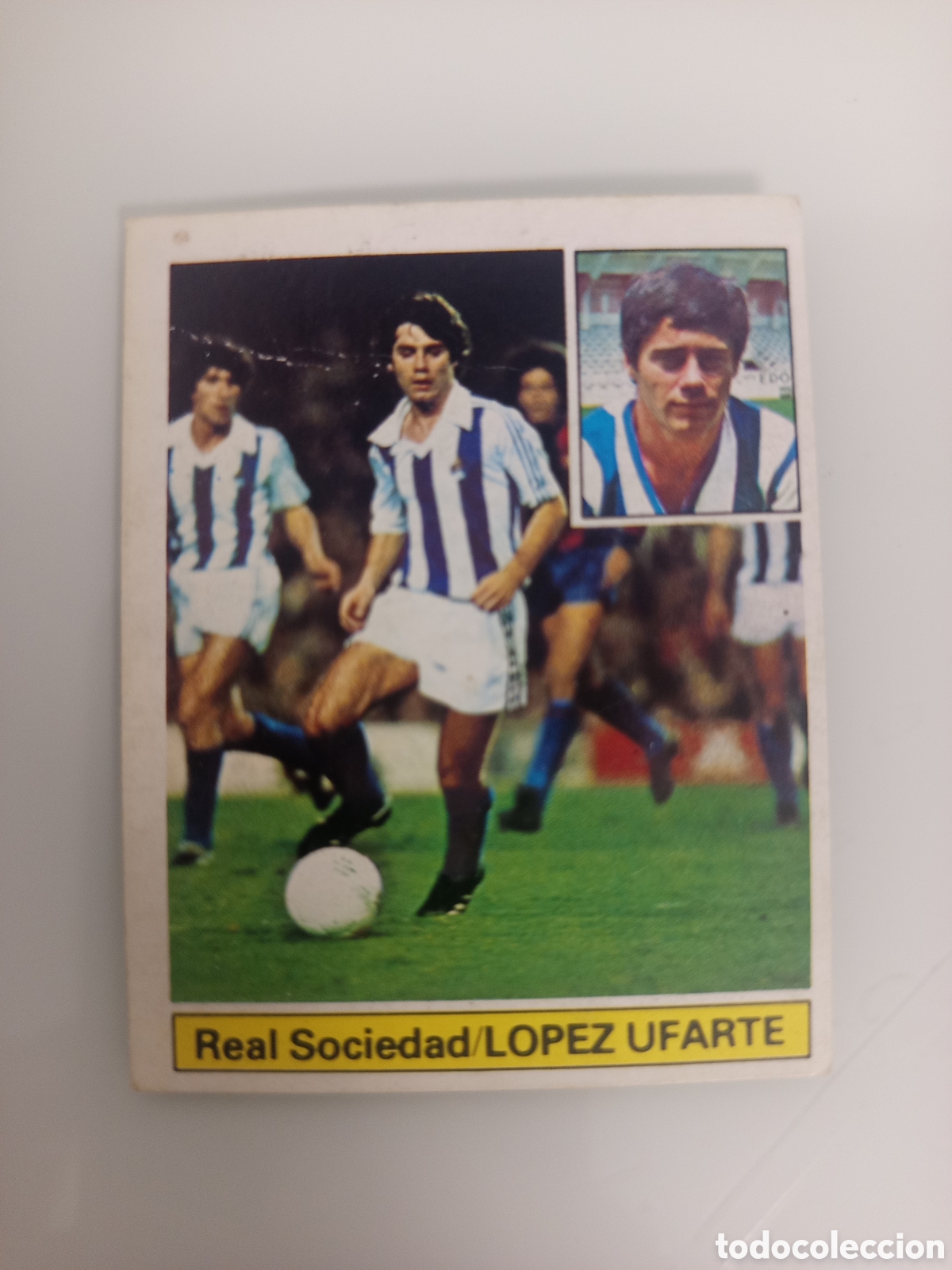 Cromos de F&uacute;tbol: ❇️ CROMO ⚽ L&Oacute;PEZ UFARTE REAL SOCIEDAD 81 82 1981 1982 EDICIONES ESTE DESPEGADO DE &Aacute;LBUM ❇️