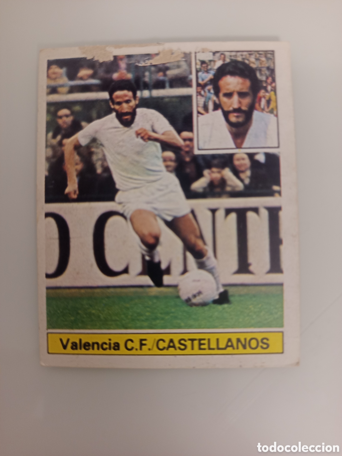 Cromos de F&uacute;tbol: ❇️ CROMO ⚽ CASTELLANOS VALENCIA 81 82 1981 1982 EDICIONES ESTE DESPEGADO DE &Aacute;LBUM ❇️