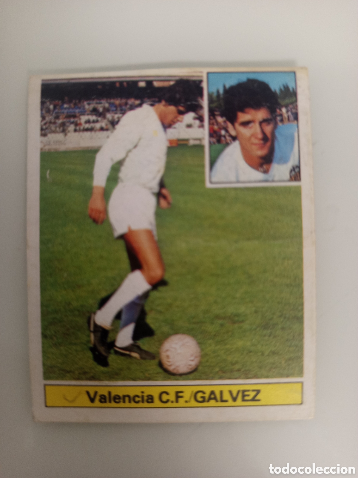 Football Stickers: ❇️ CROMO ⚽ G&Aacute;LVEZ VALENCIA 81 82 1981 1982 EDICIONES ESTE DESPEGADO DE &Aacute;LBUM ❇️