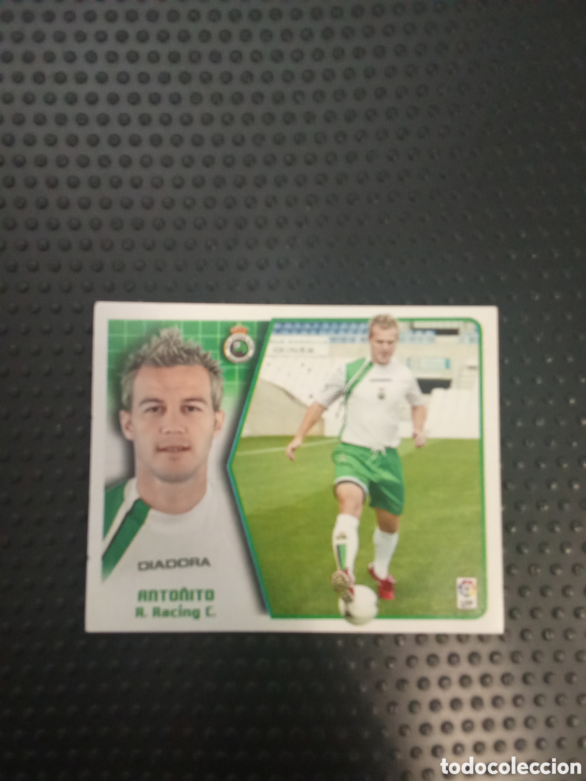 Cromos de F&uacute;tbol: ANTO&Ntilde;ITO RACING SANTANDER FICHAJE 45 LIGA ESTE 2005 2006 05 06 NUNCA PEGADO