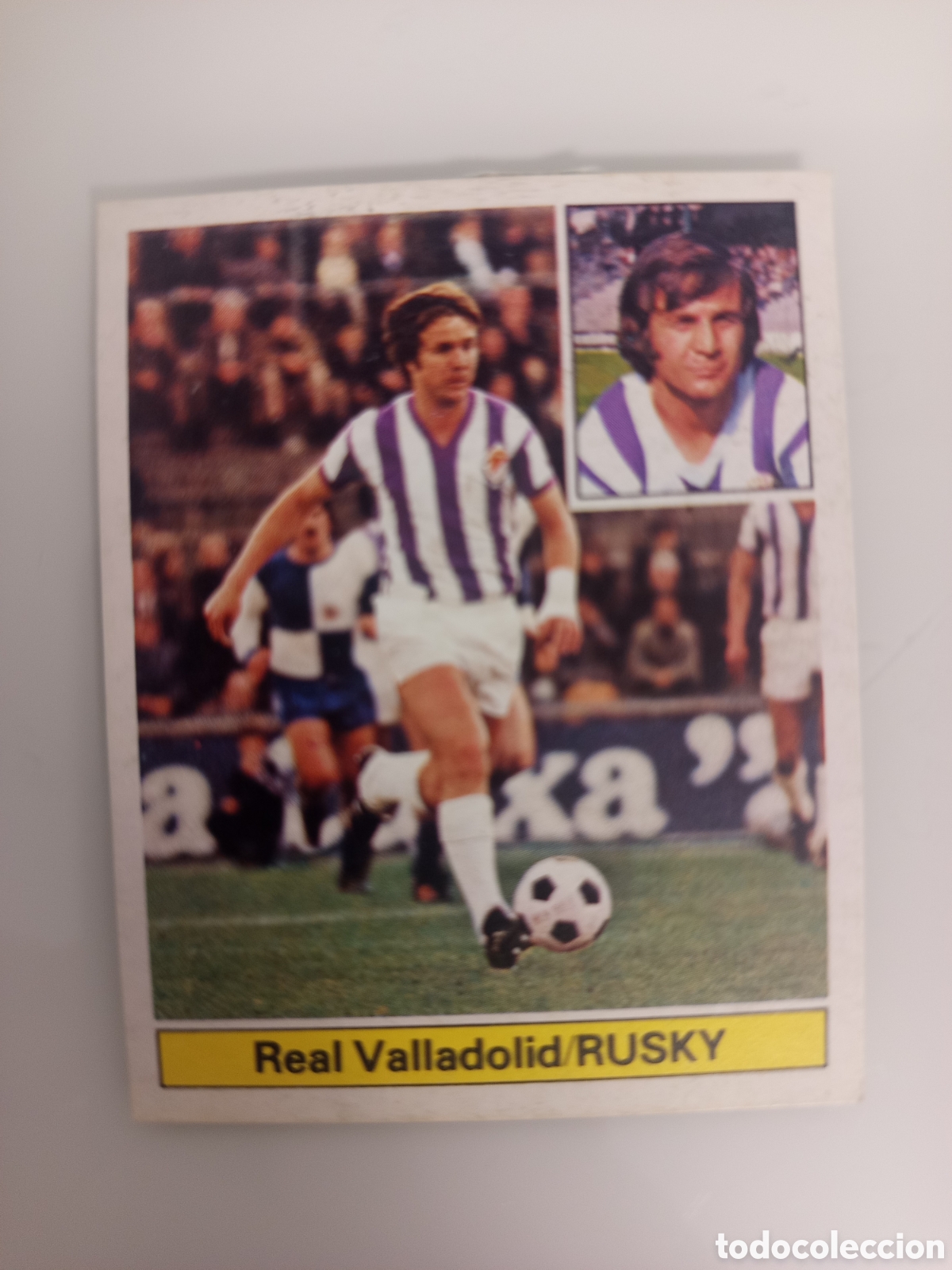 Cromos de F&uacute;tbol: ❇️ CROMO ⚽ RUSKY VALLADOLID 81 82 1981 1982 EDICIONES ESTE DESPEGADO DE &Aacute;LBUM ❇️