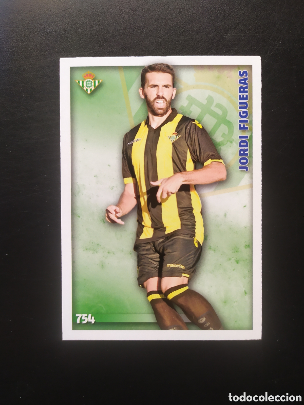 Cromos de F&uacute;tbol: Mundicromo fichas Liga 2014 2015 14 15 Jordi Figueras n&deg; 754 Real Betis
