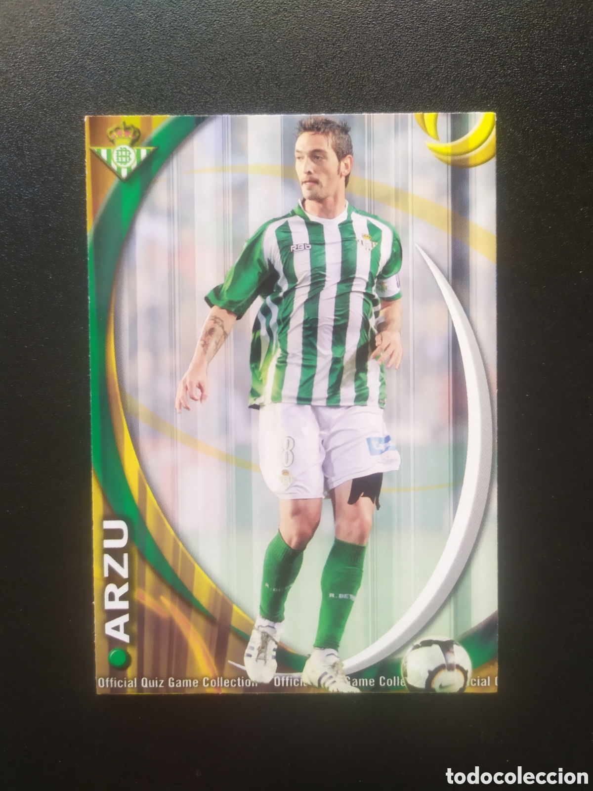 Cromos de F&uacute;tbol: Mundicromo fichas Liga 2010 2011 10 11 Arzu n&deg; 783 Real Betis