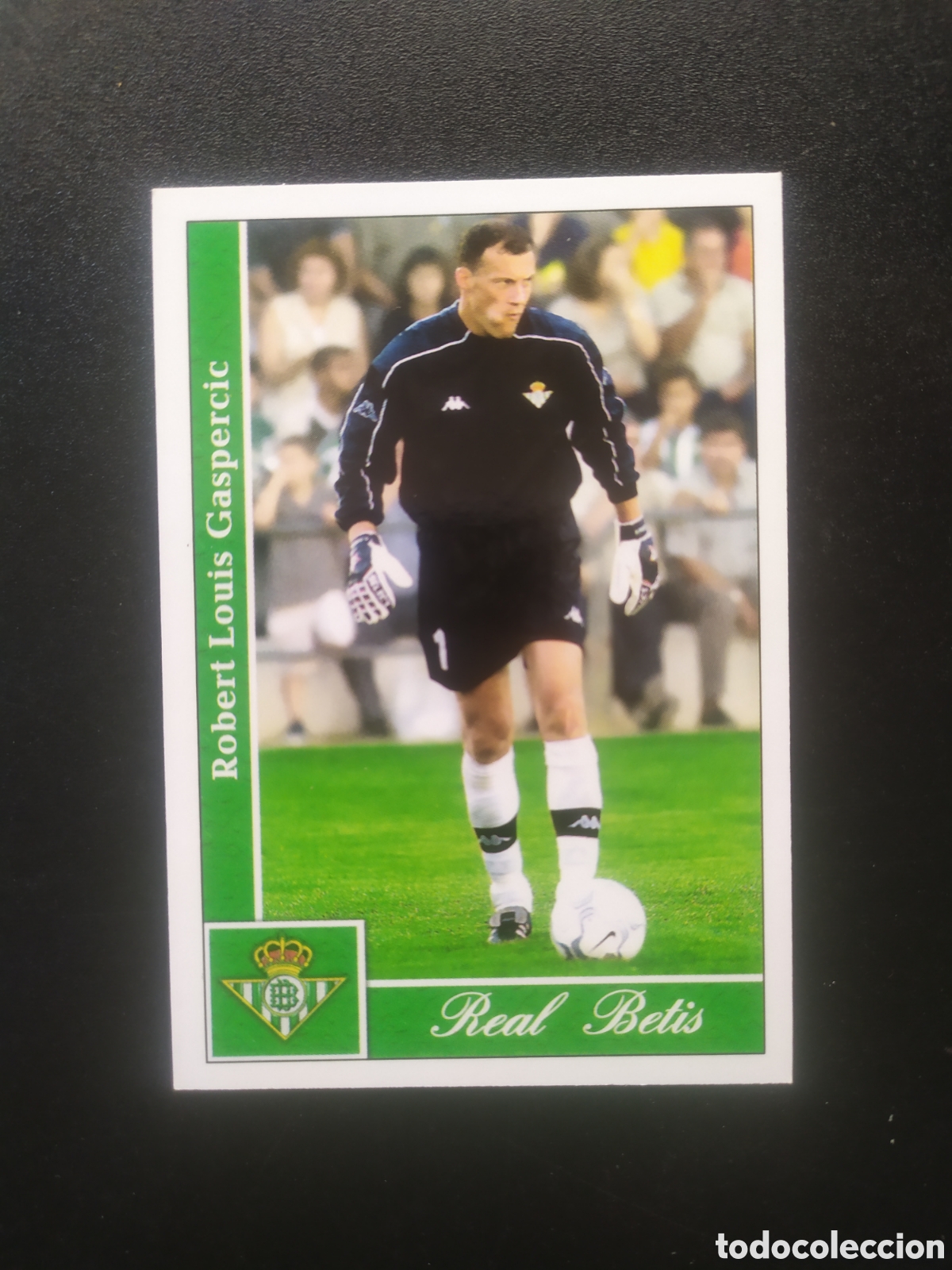 Cromos de F&uacute;tbol: Mundicromo fichas Liga 2001 2002 01 02 Gaspercic n&deg; 382 Real Betis