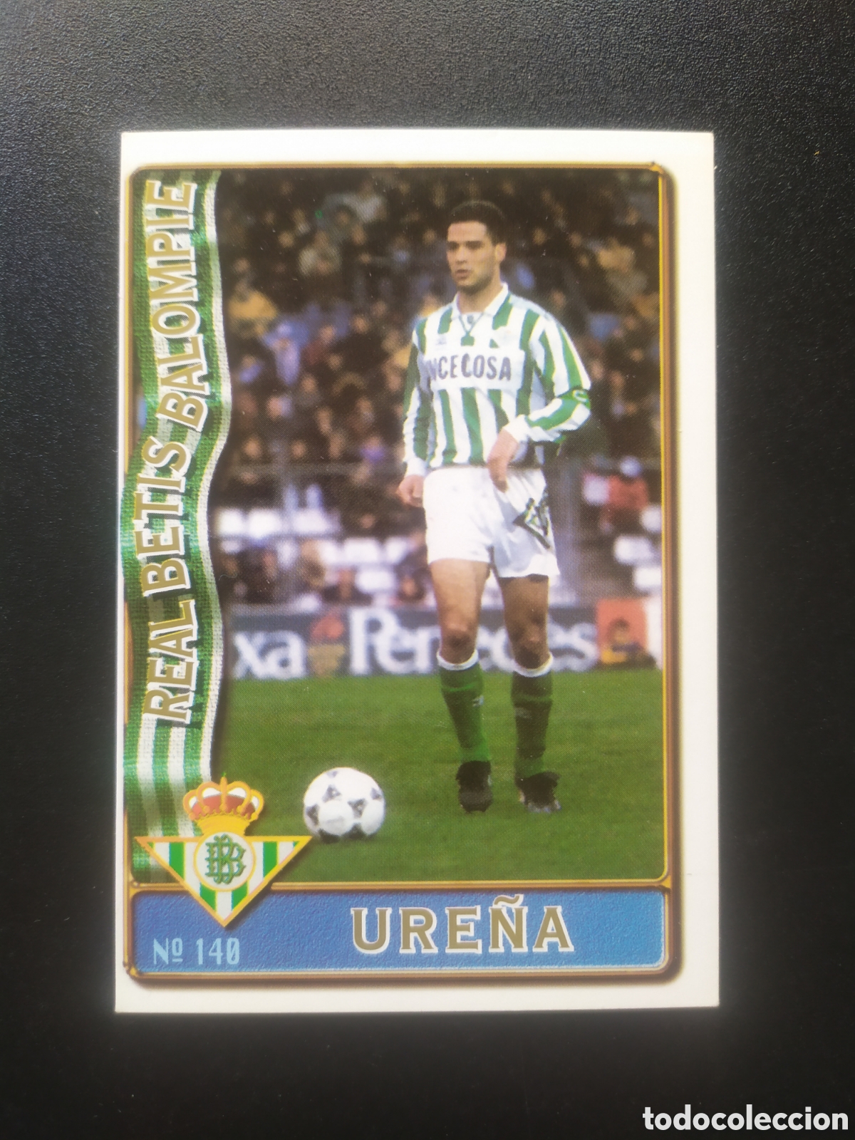 Cromos de F&uacute;tbol: Mundicromo fichas Liga 1996 1997 96 97 Ure&ntilde;a n&deg; 140 Real Betis