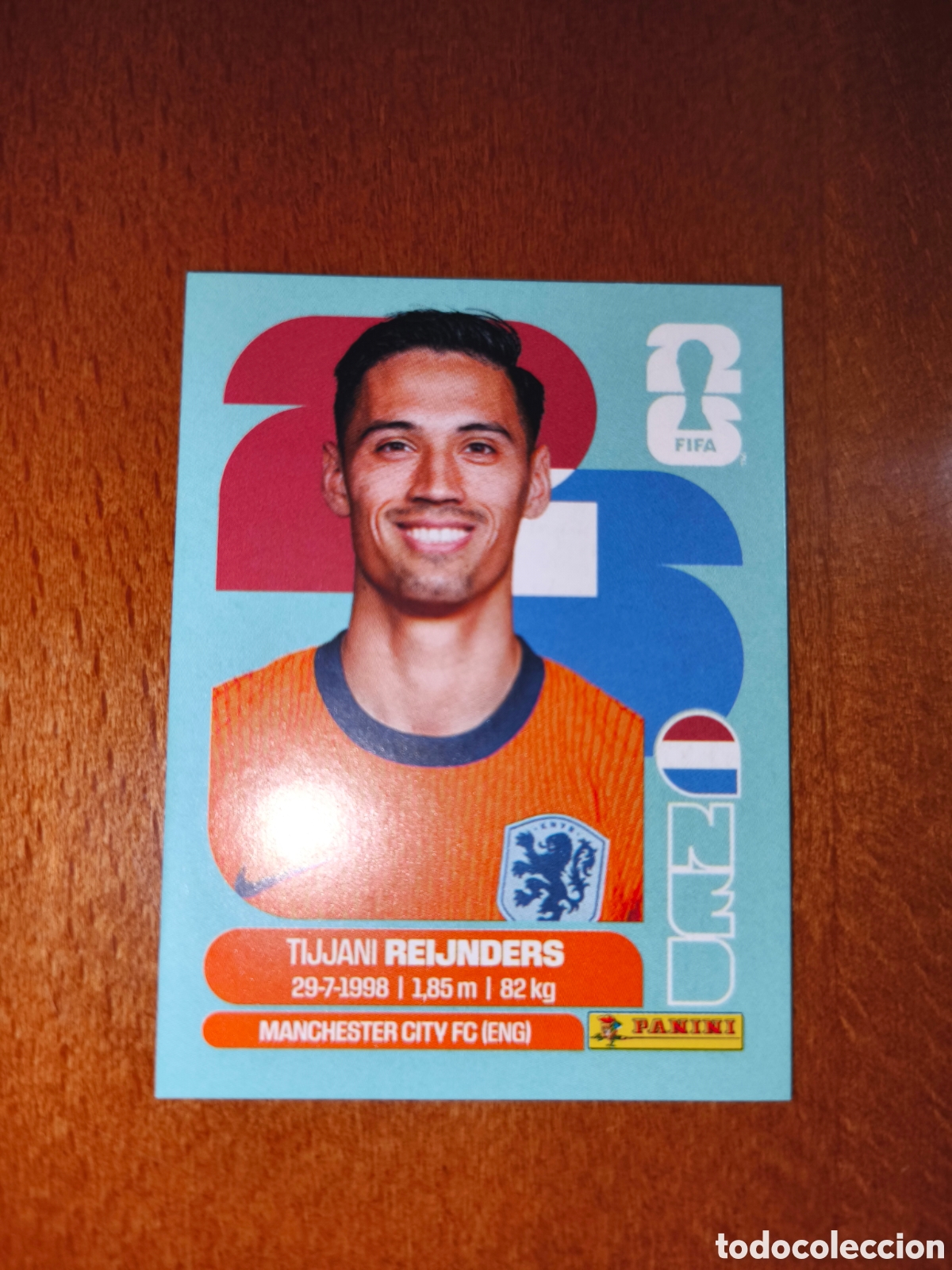 Cromos de F&uacute;tbol: NED10 Tijjani Reijnders NED 10 Fifa World Cup 2026 Holanda