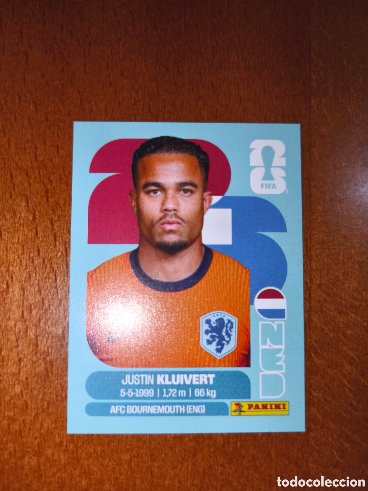 Cromos de F&uacute;tbol: NED16 Justin Kluivert NED16 Fifa World Cup 2026 Holanda