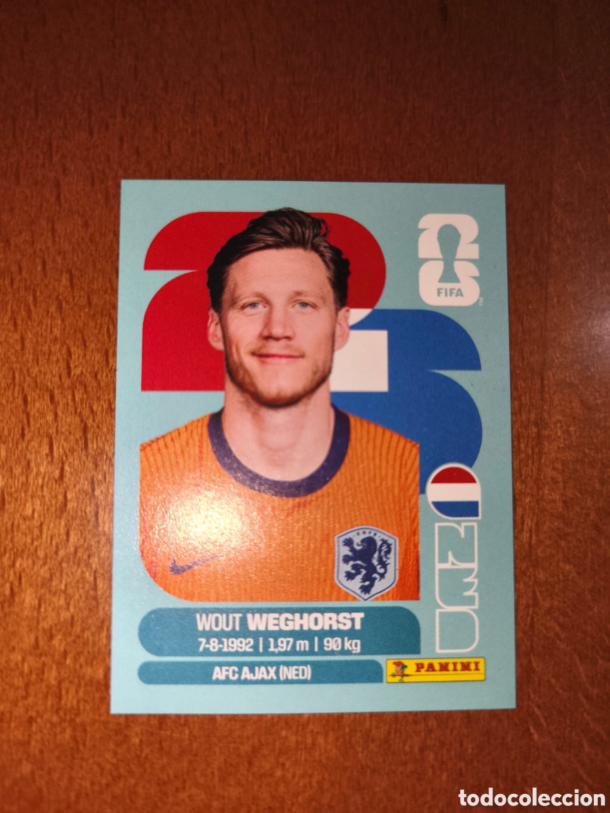 Cromos de F&uacute;tbol: NED19 Wout Weghorst NED 19 Fifa World Cup 2026 Holanda