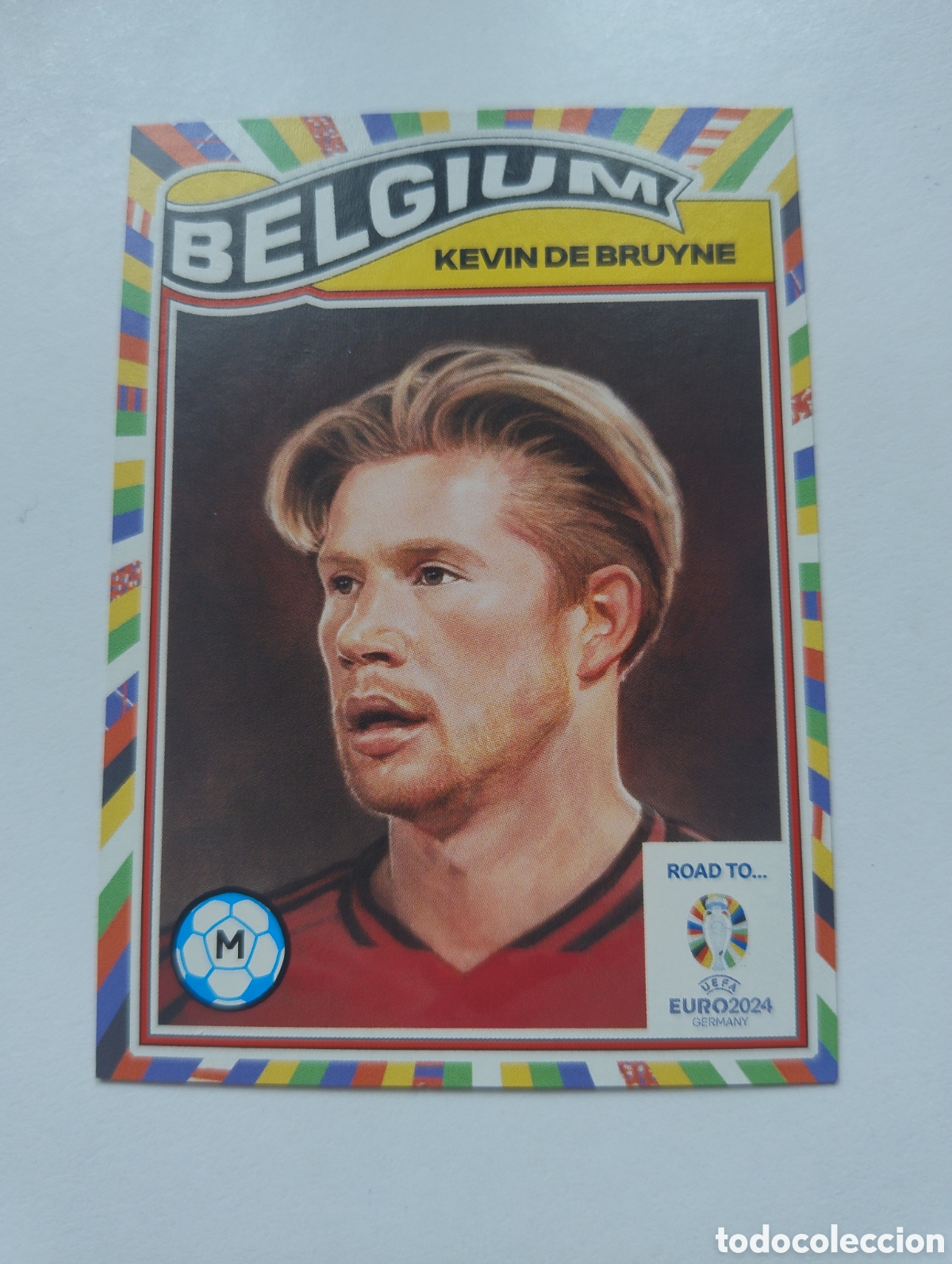 Cromos de F&uacute;tbol: 6 - De Bruyne - B&eacute;lgica - Topps Living Set Euro 2024