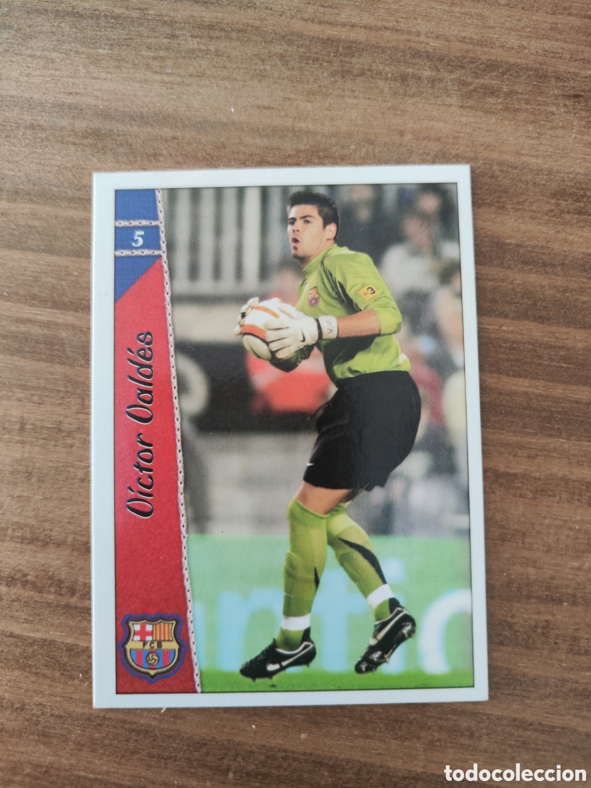 Cartes &agrave; collectionner de Football: Fichas de la liga 2007 Barcelona 5 Vald&eacute;s