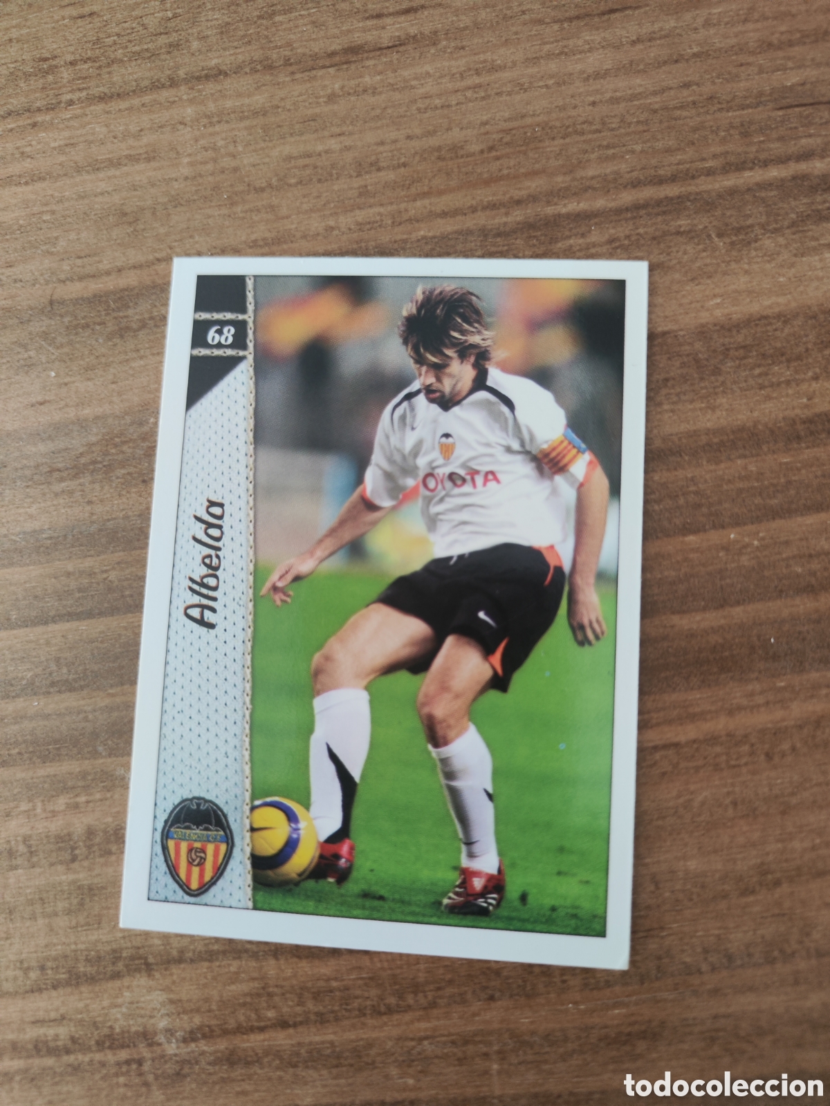 Football Stickers: Fichas de la liga 2007 Valencia 68 Albelda