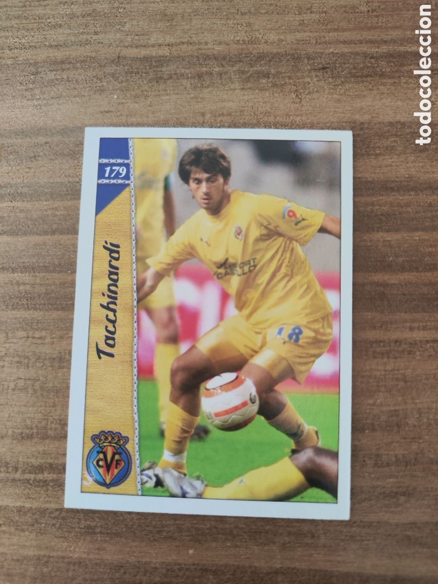 Football Stickers: Fichas de la liga 2007 Villarreal 179 Tacchinardi