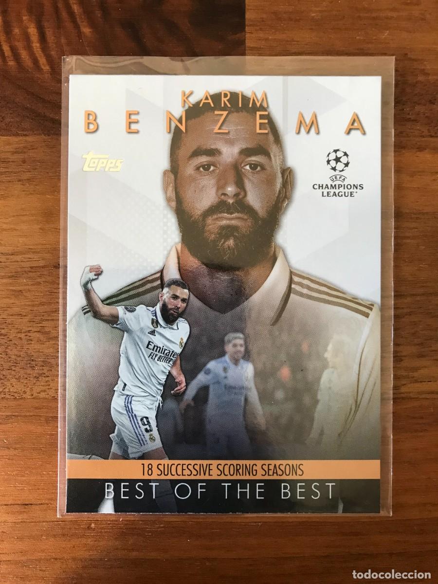 Cromos de F&uacute;tbol: KARIM BENZEMA - REAL MADRID - BEST OF THE BEST - TOPPS UEFA CHAMPIONS LEAGUE - 2024 24