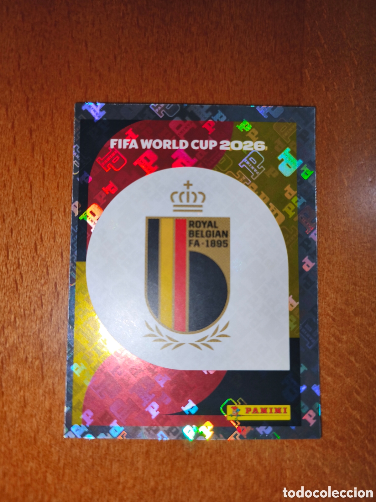 Cromos de F&uacute;tbol: BEL1 Escudo BEL 1 Fifa World Cup 2026 B&eacute;lgica