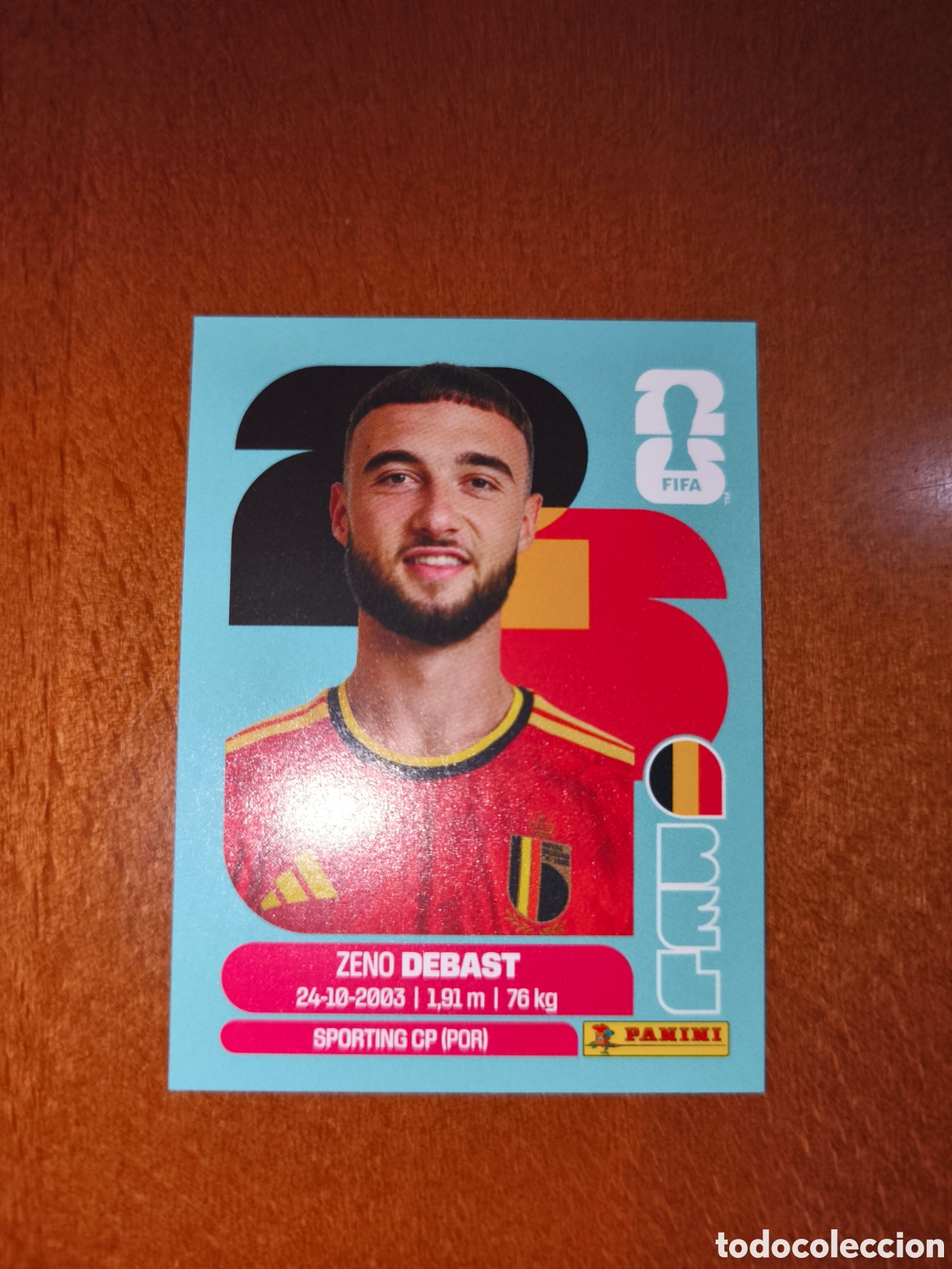 Cromos de F&uacute;tbol: BEL5 Zeno Debast BEL 5 Fifa World Cup 2026 B&eacute;lgica