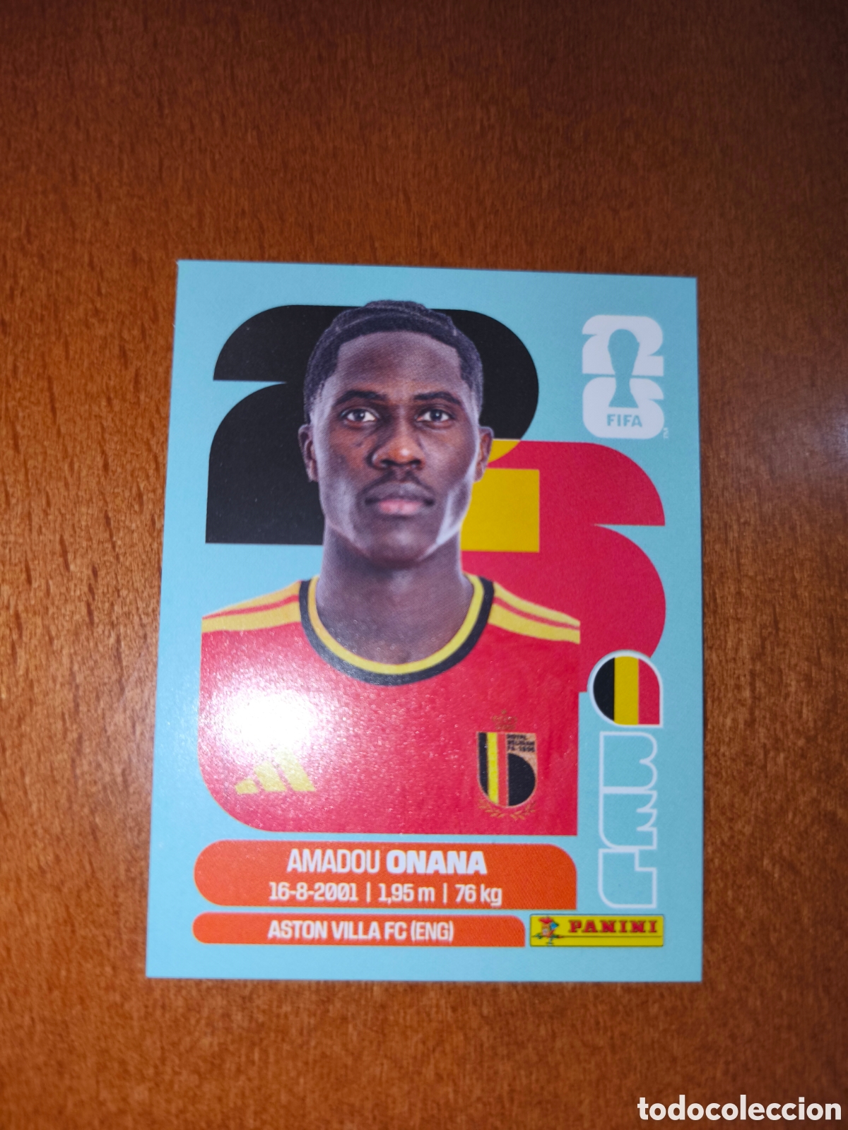 Cromos de F&uacute;tbol: BEL10 Amadou Onana BEL 10 Fifa World Cup 2026 B&eacute;lgica