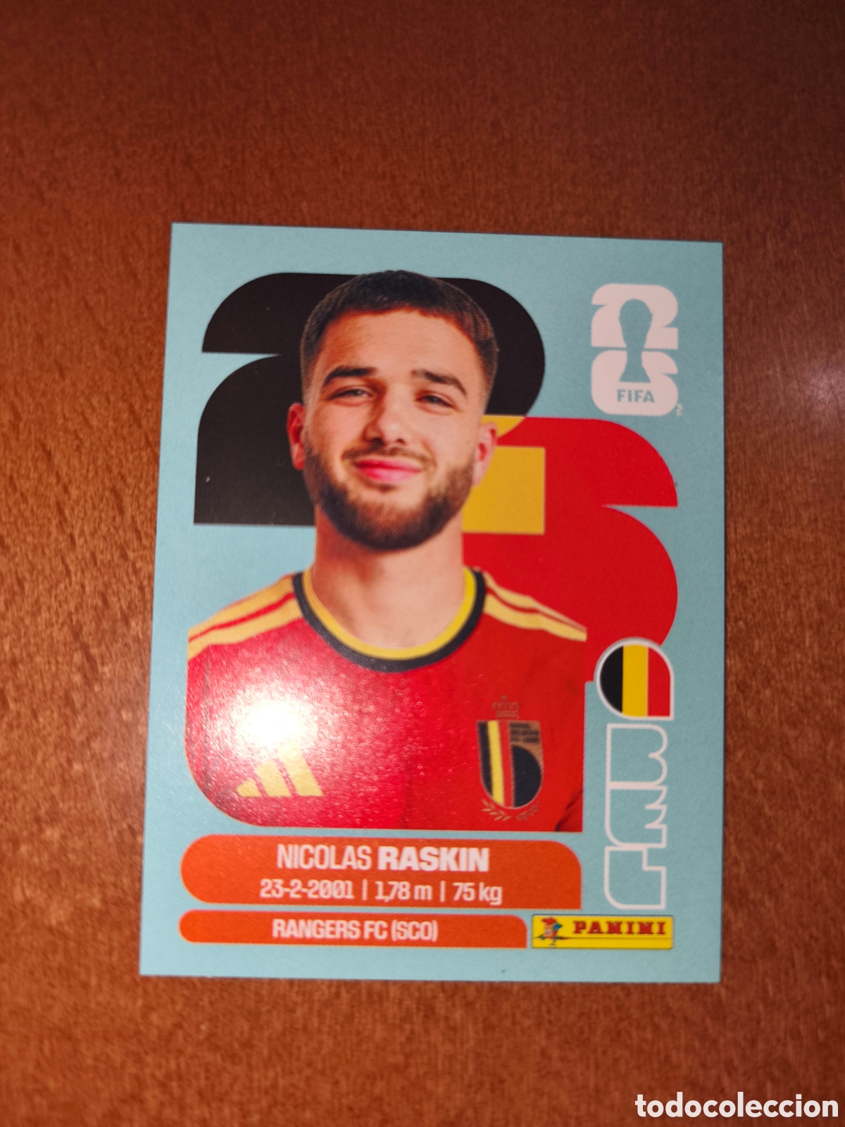 Cromos de F&uacute;tbol: BEL11 Nicolas Raskin BEL 11 Fifa World Cup 2026 B&eacute;lgica