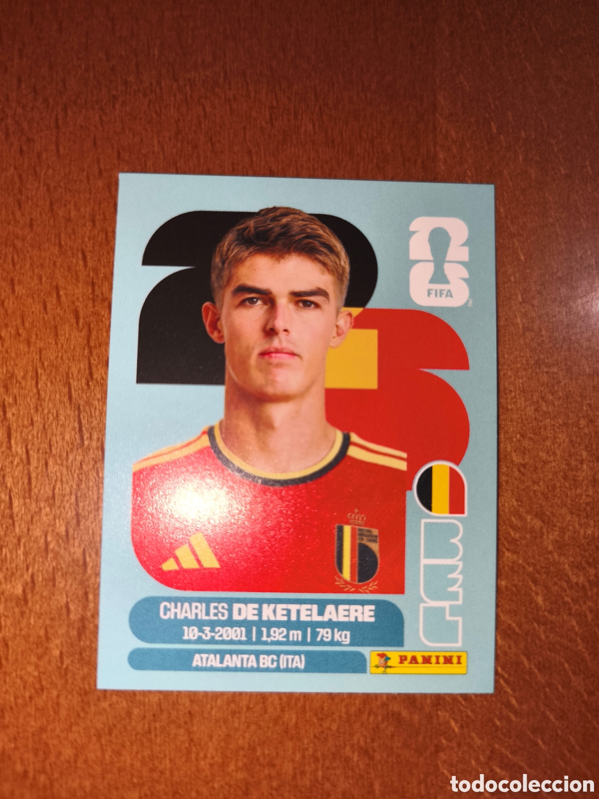 Cromos de F&uacute;tbol: BEL17 Charles De Ketelaere BEL 17 Fifa World Cup 2026 B&eacute;lgica