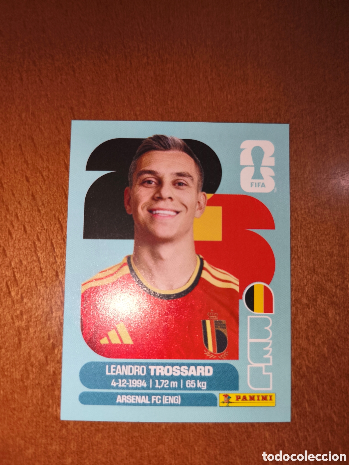 Cromos de F&uacute;tbol: BEL18 Leandro Trossard BEL 18 Fifa World Cup 2026 B&eacute;lgica