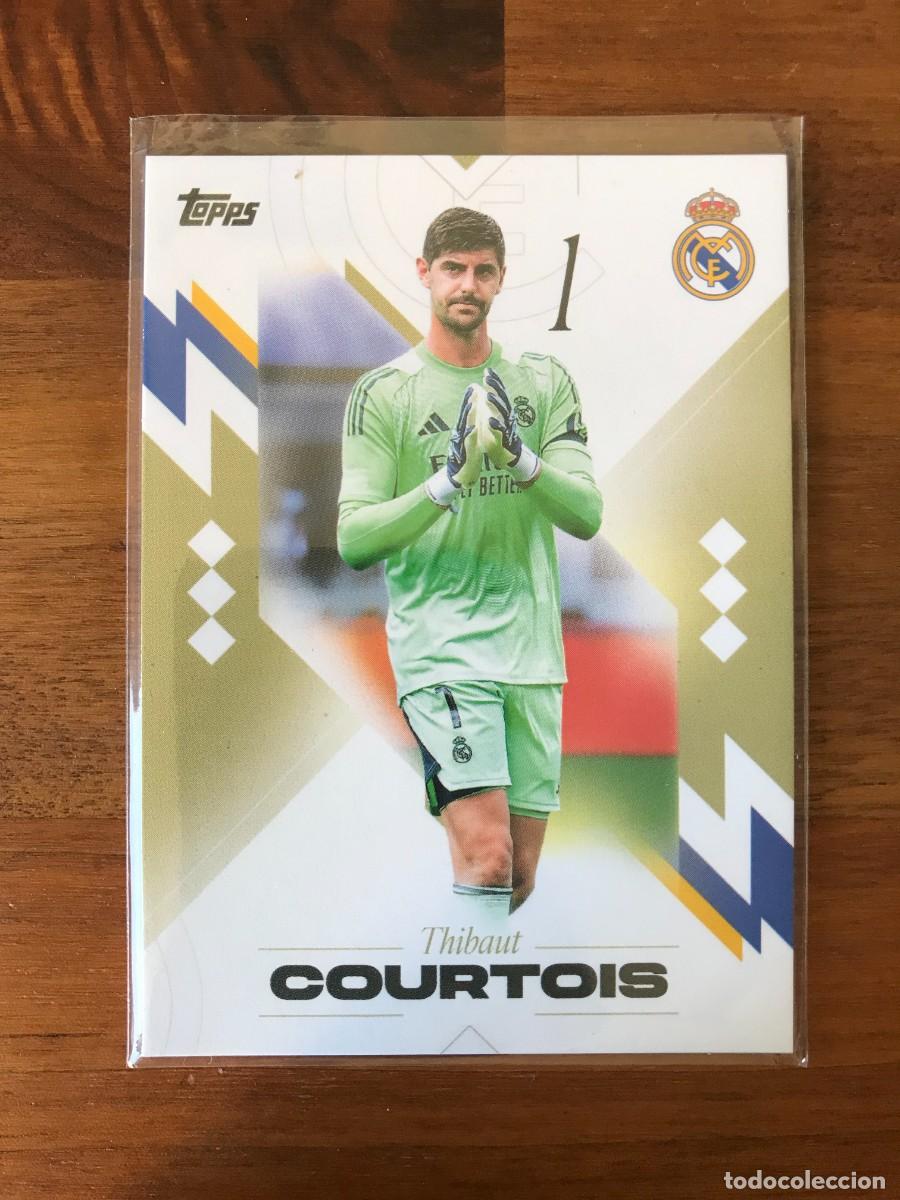 Cromos de F&uacute;tbol: THIBAUT COURTOIS - REAL MADRID - TOPPS LOS BLANCOS - 2025