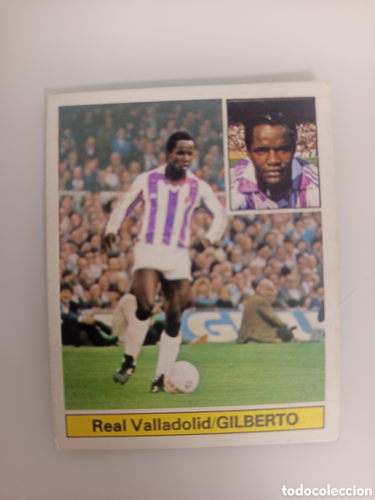 Cromos de F&uacute;tbol: ❇️ CROMO ⚽ GILBERTO VALLADOLID 81 82 1981 1982 EDICIONES ESTE DESPEGADO DE &Aacute;LBUM ❇️