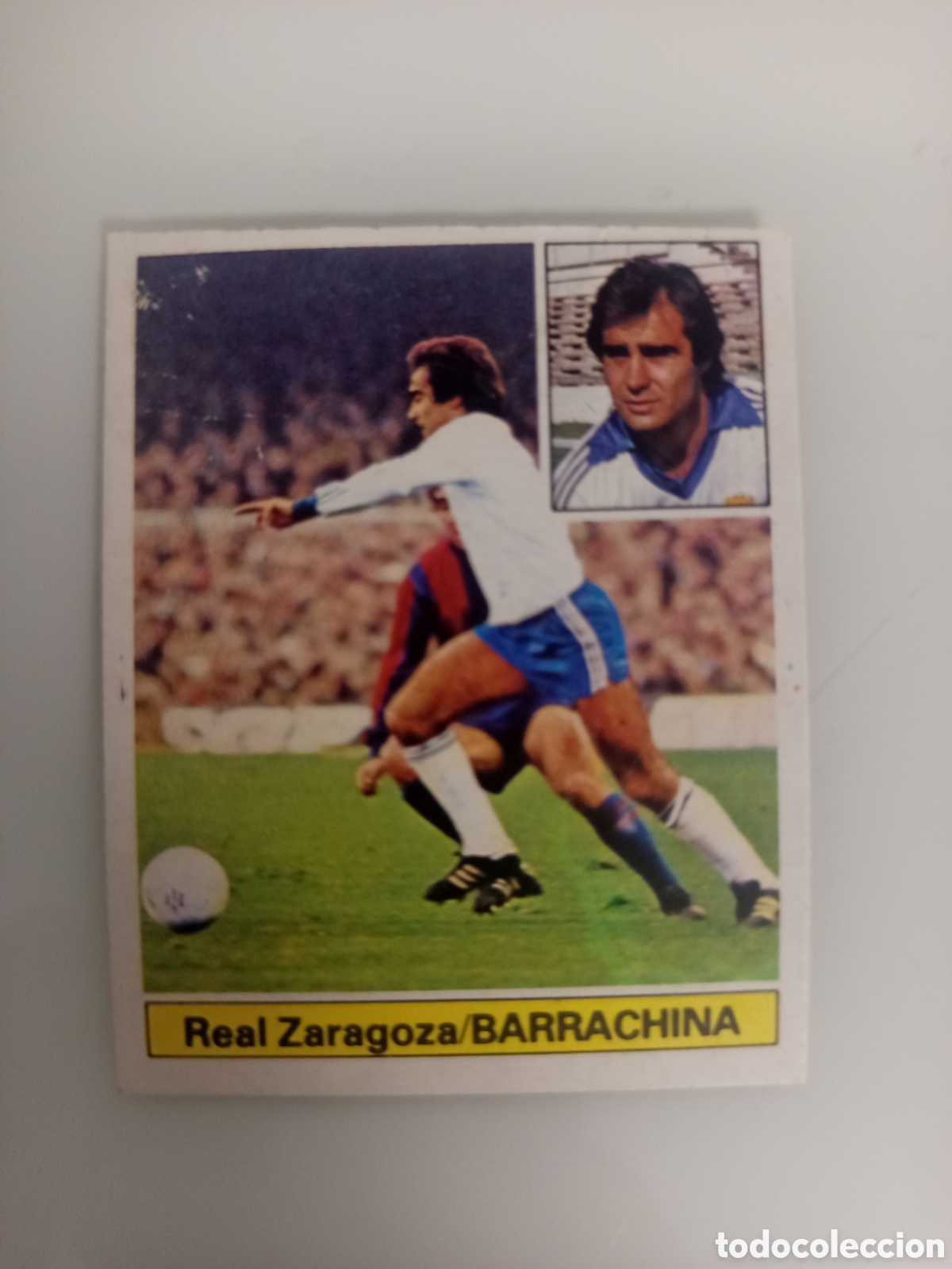 Cromos de F&uacute;tbol: ❇️ CROMO ⚽ BARRACHINA ZARAGOZA 81 82 1981 1982 EDICIONES ESTE DESPEGADO DE &Aacute;LBUM ❇️